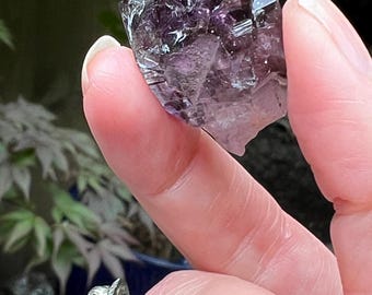アメジスト ダブルポイント レインボー ナチュラル - チブク鉱山