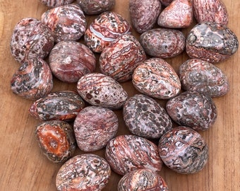 Leopardskin Jasper Tumblestone AAA+