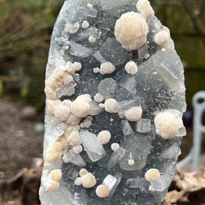Okenite Balls On Chalcedony Cluster Rare AAA+ 16
