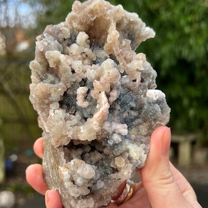Sparkly Black Chalcedony Stalactite Cluster AAA+ 541g 1