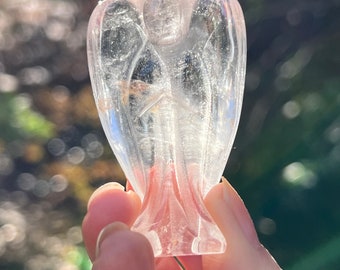 Clear Quartz Crystal Angel 50mm AAA+ : Master Healer / Clarity / Meditation