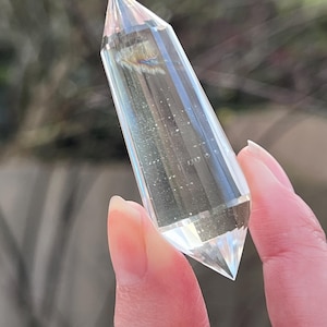 Clear Quartz Vogel Wand AAA+ Tranquility Intuition 24 sided 38