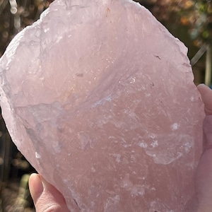 Rose Quartz Large Rough Chunk AAA+ Chakra Love & Acceptance 60 1848g