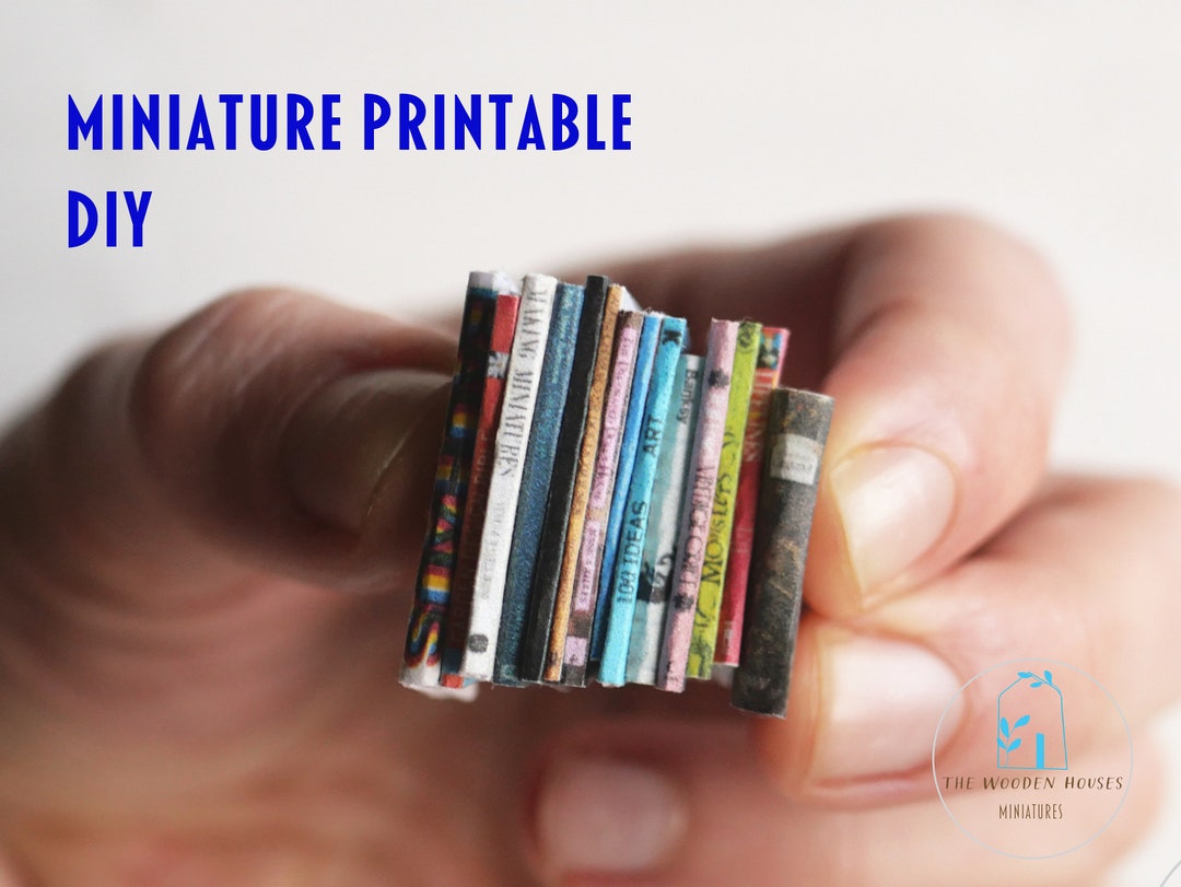 Miniature Art Books Printables in 12th & 24th Scale Etsy