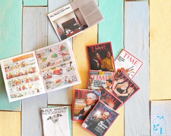 Magazine & Comic Printables in 12th Scale for Dollhouse Display