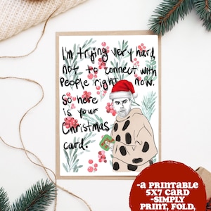 Schitts Creek David Rose Holiday Christmas Card