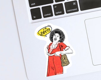 SNL Sally O’Malley I’m Fifty Glossy Water Resistant Vinyl Sticker