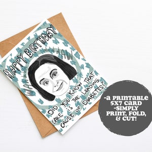 SNL Debbie Downer Birthday Card