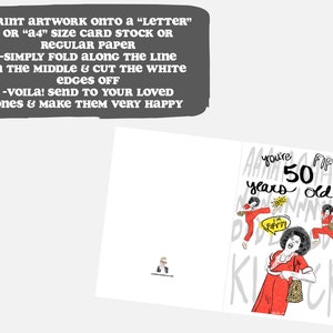 SNL Im Fifty Sally OMalley Birthday Card image 4