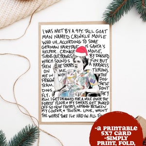 SNL Ms. Rafferty Holiday Christmas Card