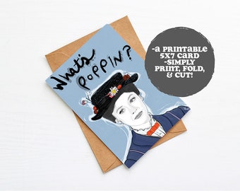 Mary Poppins What’s Poppin? Greeting Card
