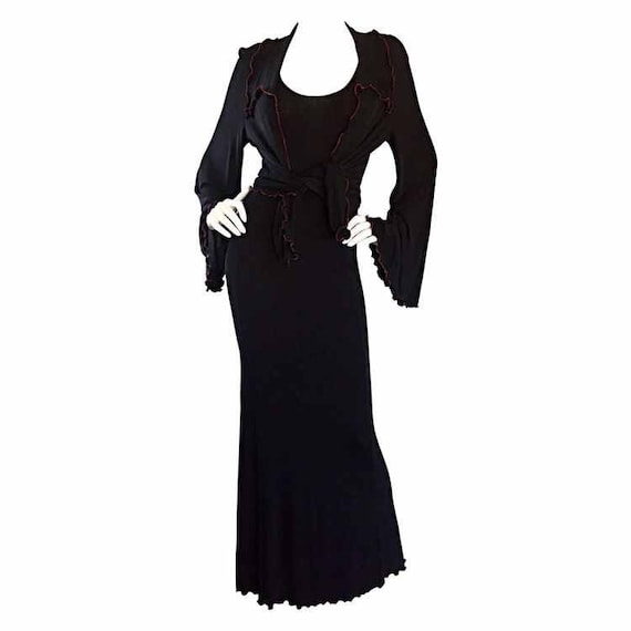 Stephen Burrows SEXY Witch Costume Jersey 1970s Vi