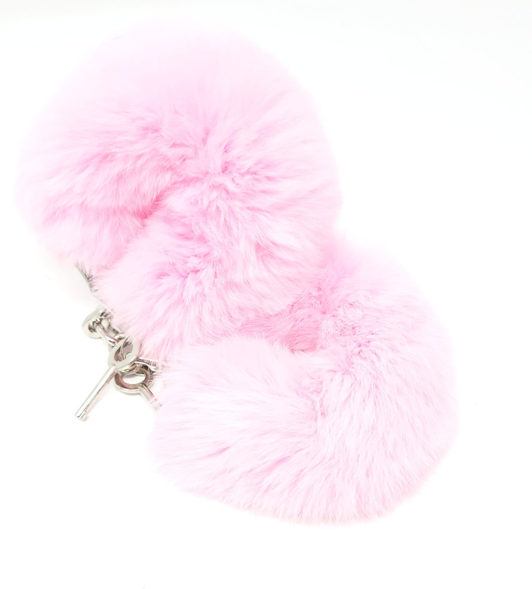 PINK Furry Handcuffs Hand Cuffs REAL FUR Kinky Sex Toys Etsy