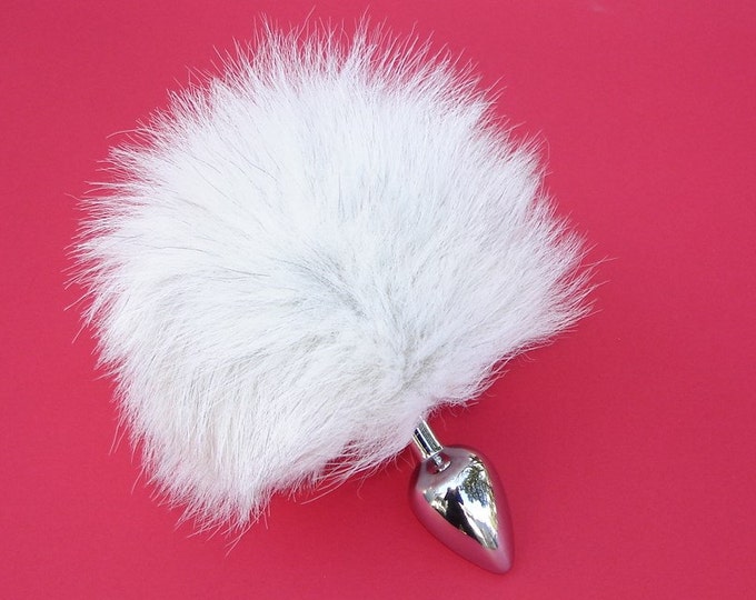 Tail Butt Plug-white Bunny-tail Butt Plug-sex Toys-bdsm-pet - Etsy