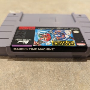 Mario's Time Machine (super Nintendo Entertainment System, 1993) SNES ...