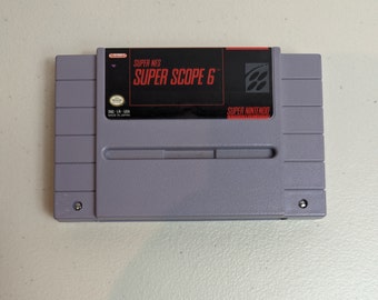 Jeu Super Nintendo Super Scope 6 SNES vintage original
