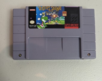 Super Nintendo Yoshi's Safari SNES Original Vintage Game