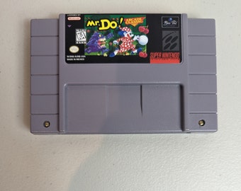 Super Nintendo Mr Do ! Jeu d'arcade classique SNES original vintage