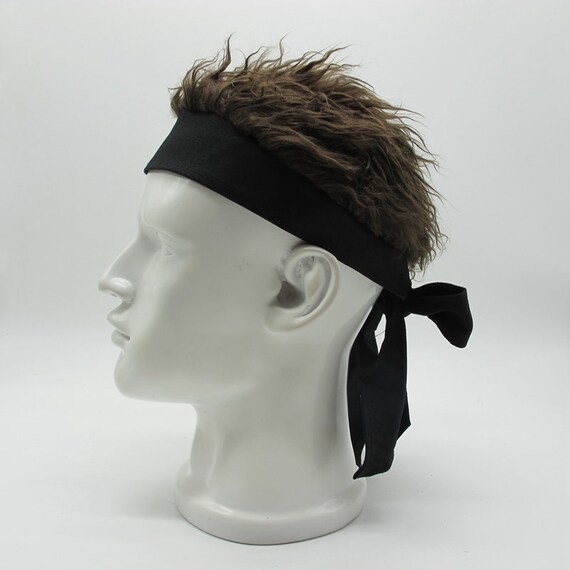 New Creative Mens Bandana Fake Hair Pirate Hat Hip Hop Wig Etsy