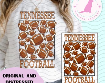 Tennessee football png, UT football png, Vols png, Tennessee Vols png, TN Football png, sublimation png, Vintage Tennessee Football png