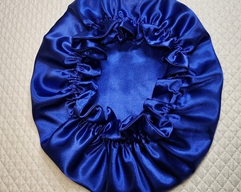Benutzerdefinierte Satin Haar Bonnet, Satin Haar Bonnet, Double-Layer Reversible Bonnet, Satin Elastische Bonnet