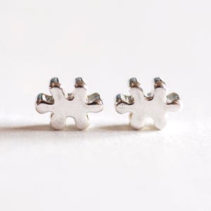 Sterling Silver Puzzle Beads- 925 Silver Puzzle Bead, Autism Awareness charm, jigsaw bead, puzzle charm, Puzzle Connector, Autism Puzzle,343