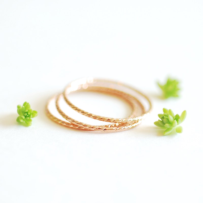 Simple Ring Rose Gold - Etsy