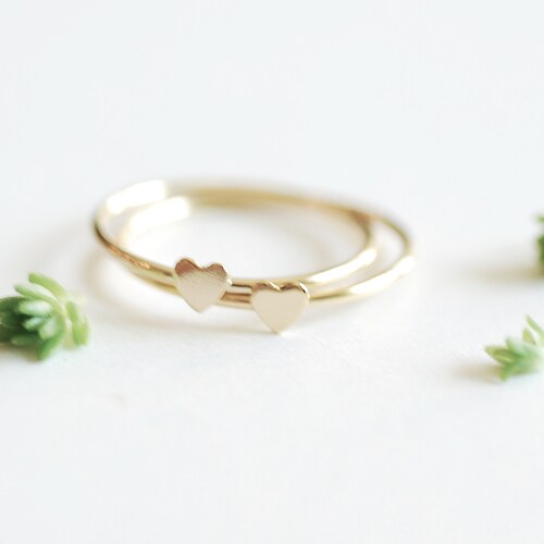 14/20 Gold Filled Thin Love Knot Ring main image 1