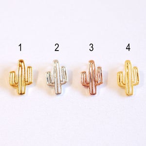 Sterling Silver Cactus fascino-925 argento Cactus, Cactus argento fascino, cactus argento fascino, Cactus pianta del deserto, succulenti Charm in argento, 132