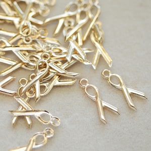 Gold Filled Sterling Silver Ribbon Bow Connector Charm 14mm x 5mm, Bulk DIY Wholesale Jewelry Making Charm Permanent Jewelry [GFCH4-224-225]