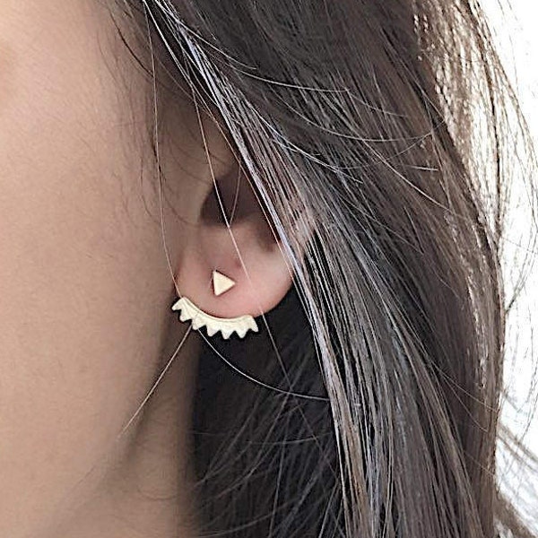 Triangle Ear Jacket Etsy