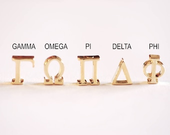 Greek Letters, Sorority Fraternity Greek Letters, Greek Letter Beads, Greek Letter Charms, Greek Alphabet, Initial Charm, Alphabet Beads