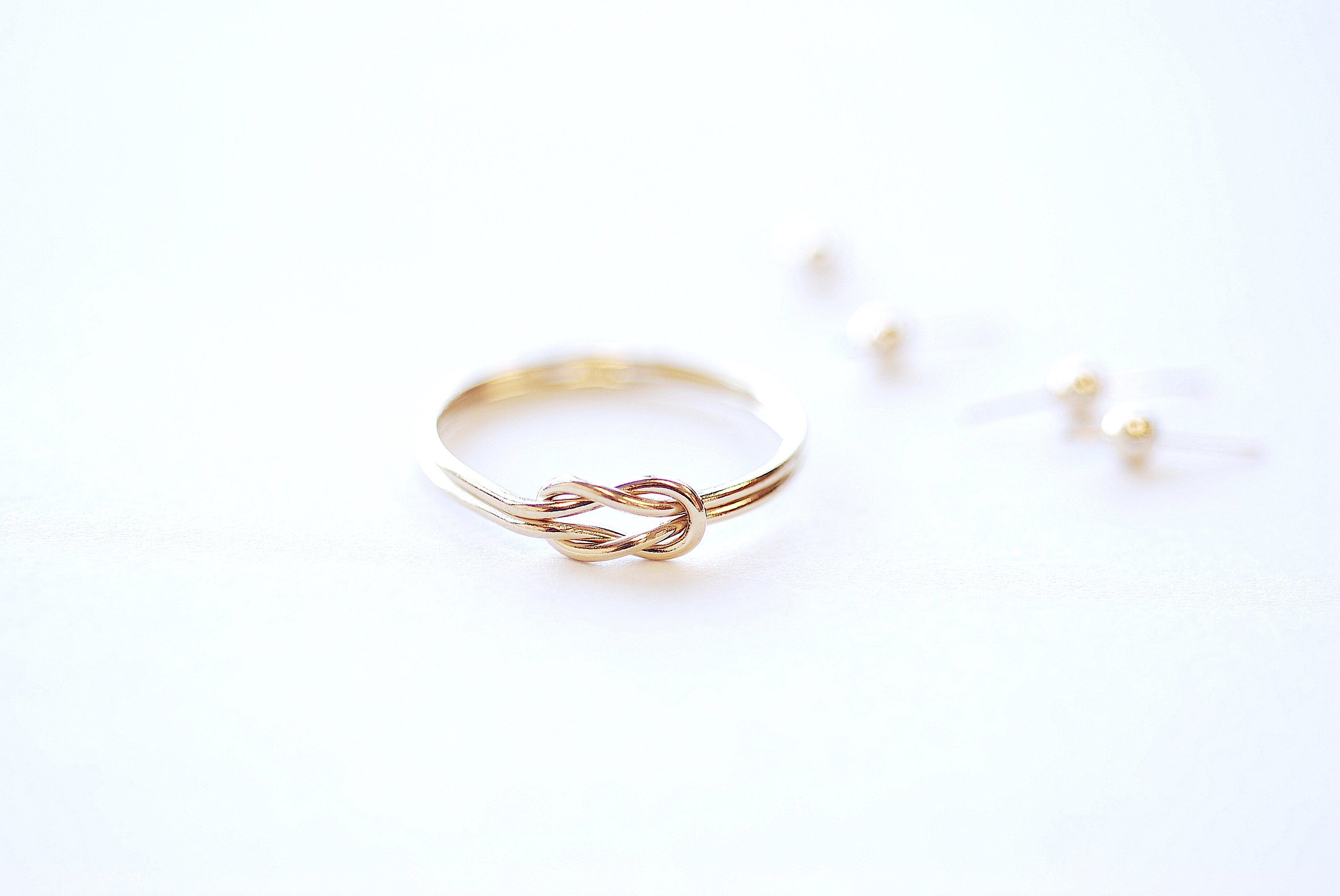 14k Gold Filled Infinity Stacking Ring Gold Minimalist - Etsy