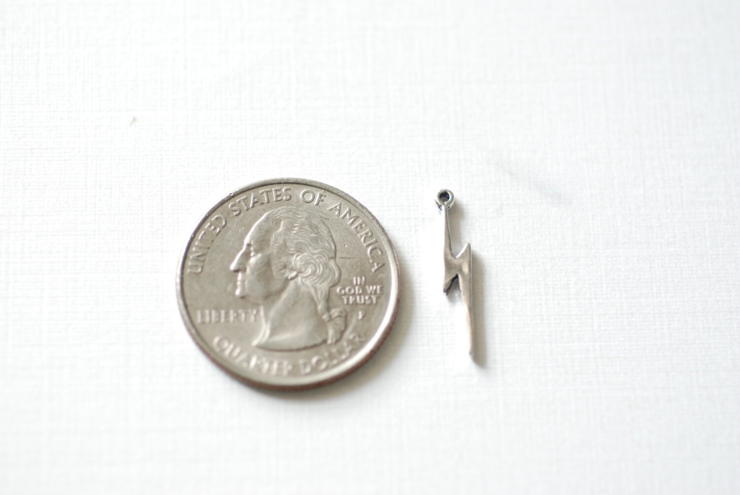 Kris Nations Lightning Bolt Charm - Sterling Silver main image 1