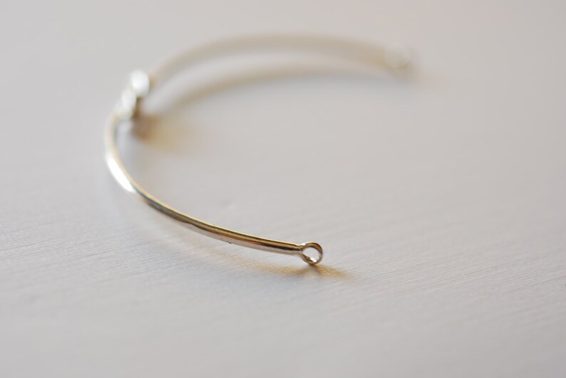 sterling silver tie the knot bracelet