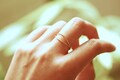 14k Gold Filled Wave Ring - Gold Filled two ring band minimalist double band wrap ring stacking ring parallel bar ring cross ring [28]