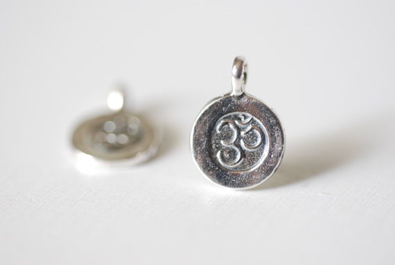 Sterling silver yoga charms cheap