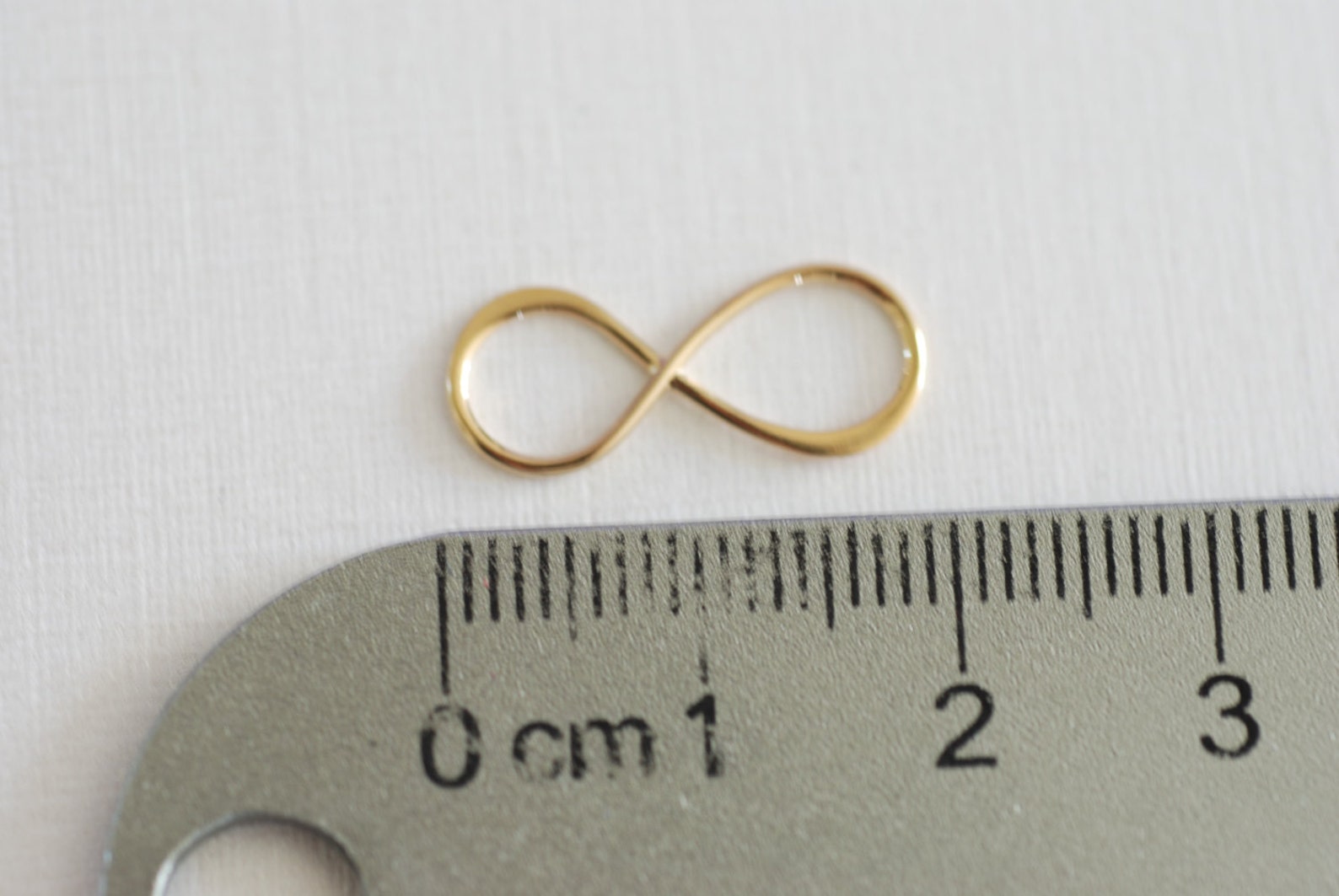 Vermeil Gold Infinity Sign Connector Charm -18k Gold Plated Over 925 ...