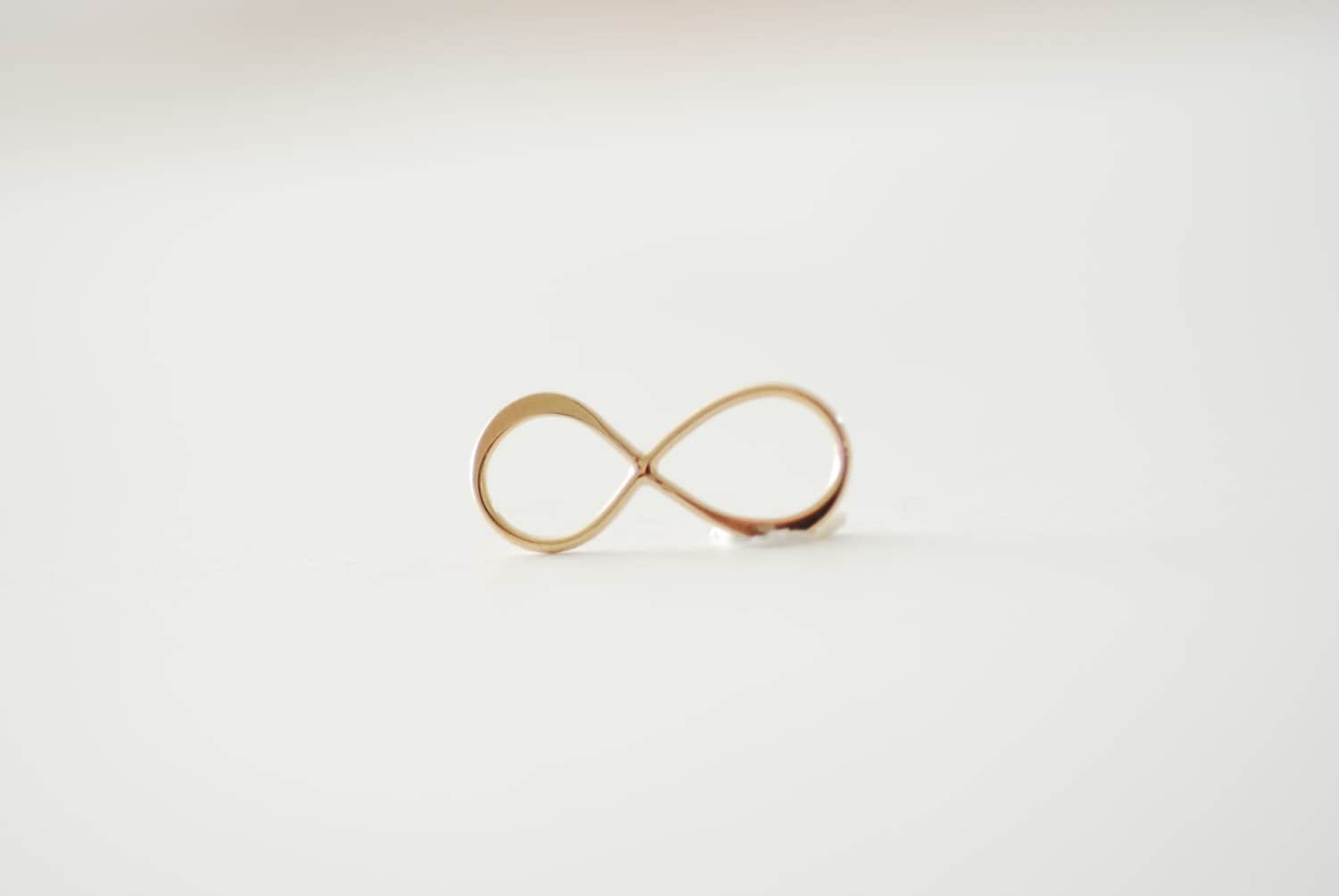Vermeil Gold Infinity Sign Connector Charm -18k Gold Plated Over 925 ...