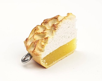 Lemon Meringue Pie Slice Charm