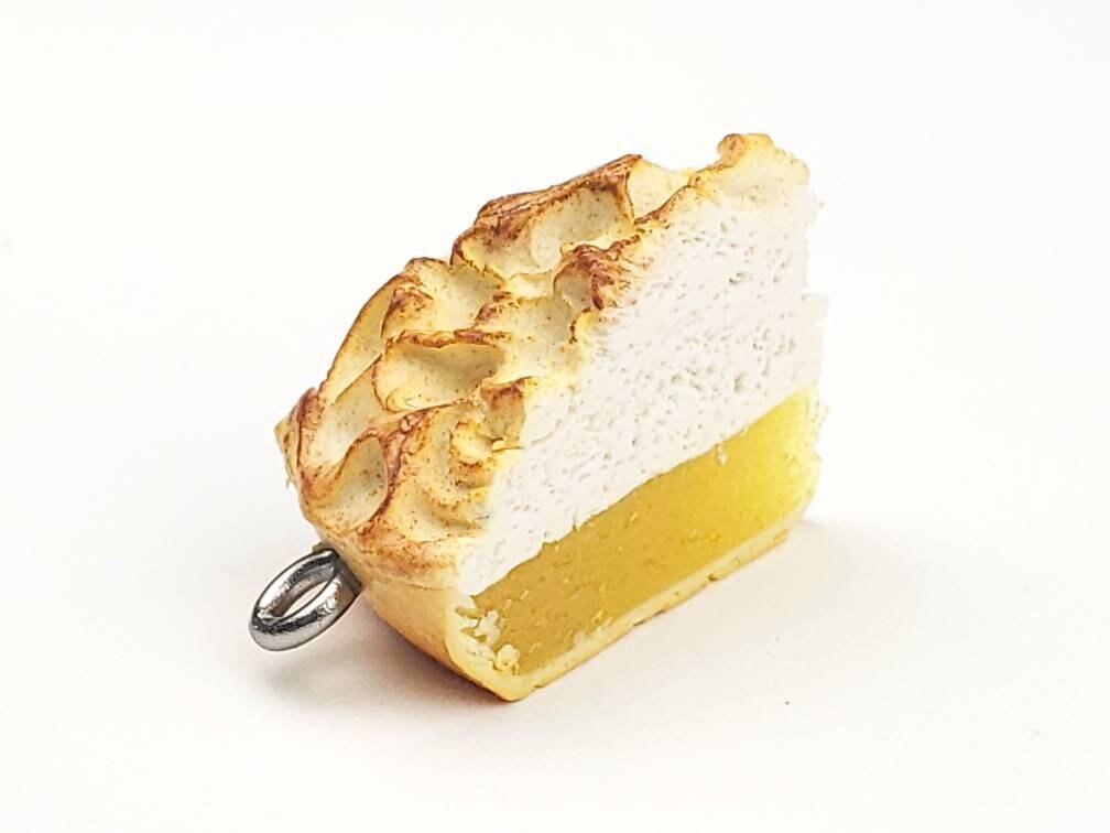 Lemon Meringue Pie Slice Charm