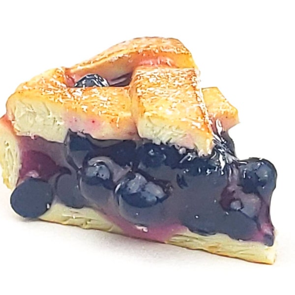 Blueberry Pie Slice Charm