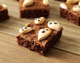 Marshmallow Ghost Brownie Charm