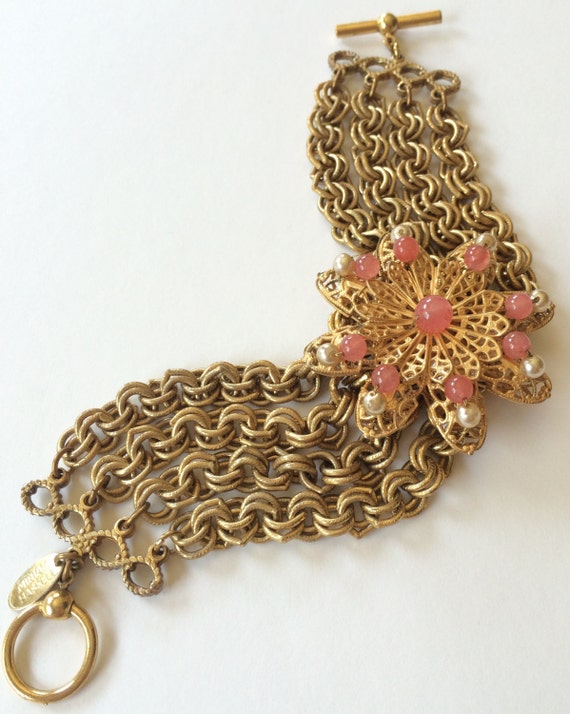 Beautiful Vintage Miriam Haskell Multi Strand Cha… - image 5