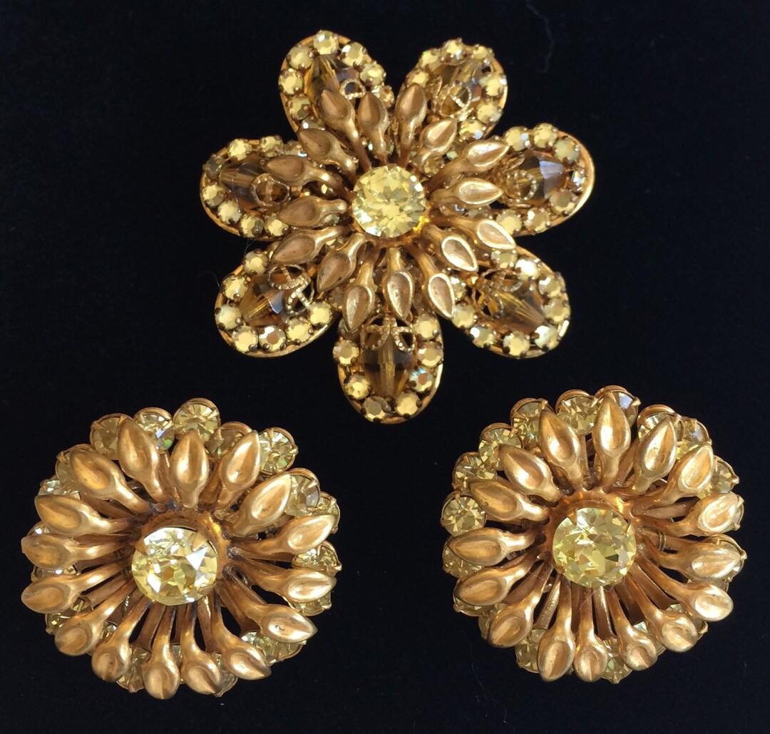 ミリアム・ハスケルのブローチ ミリアムハスケル 【刻印あり 菱形ブローチセット】ハスケル