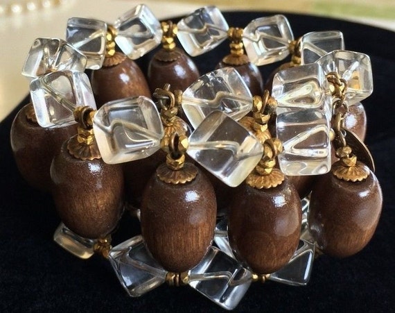 Gorgeous Miriam Haskell Necklace Bracelet Set~Luc… - image 4