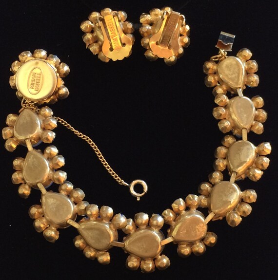 Mesmerizing Rare Vintage Miriam Haskell Bracelet … - image 3