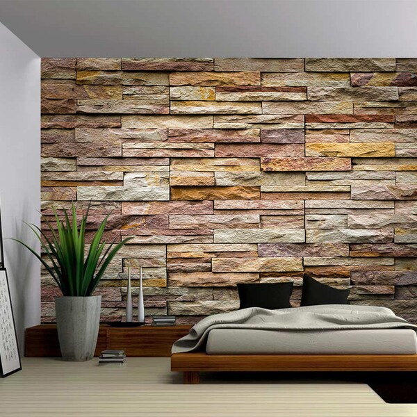 Peel and Stick Wallpaper Slate Etsy