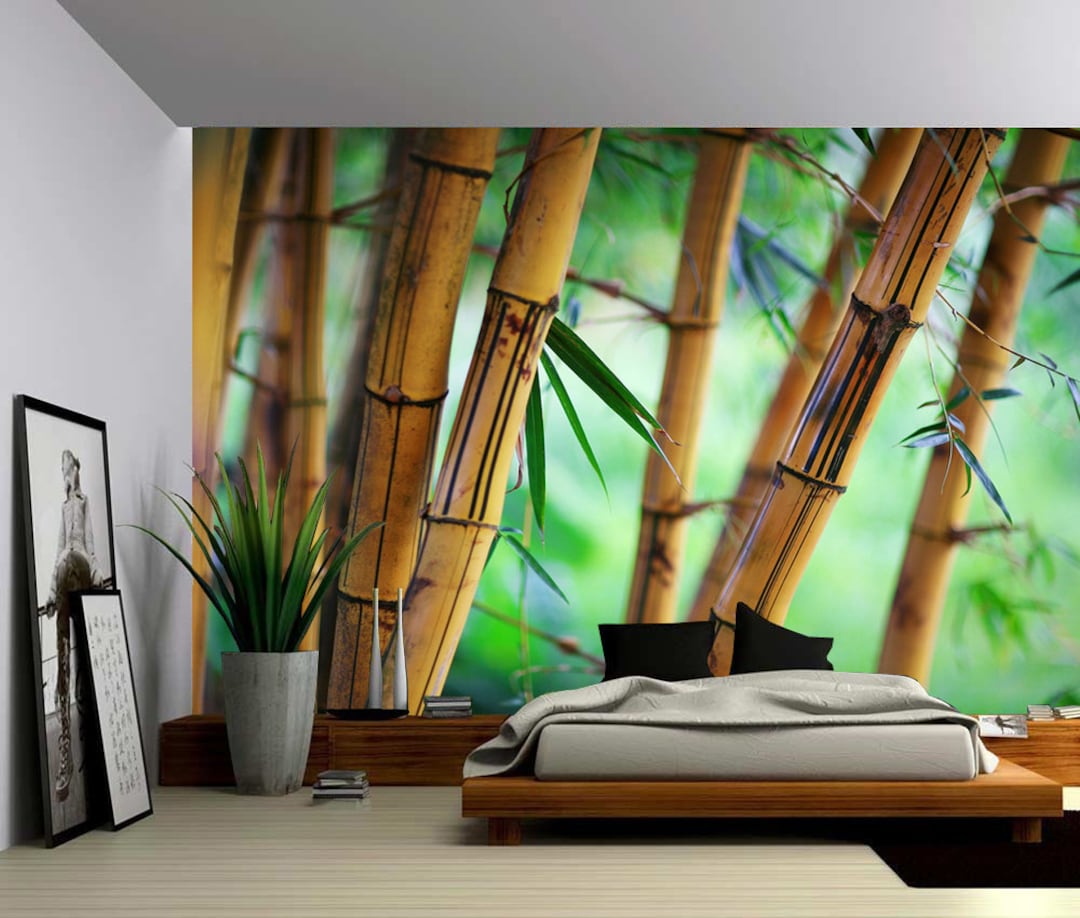 Sticker mural bambou 38x50cm