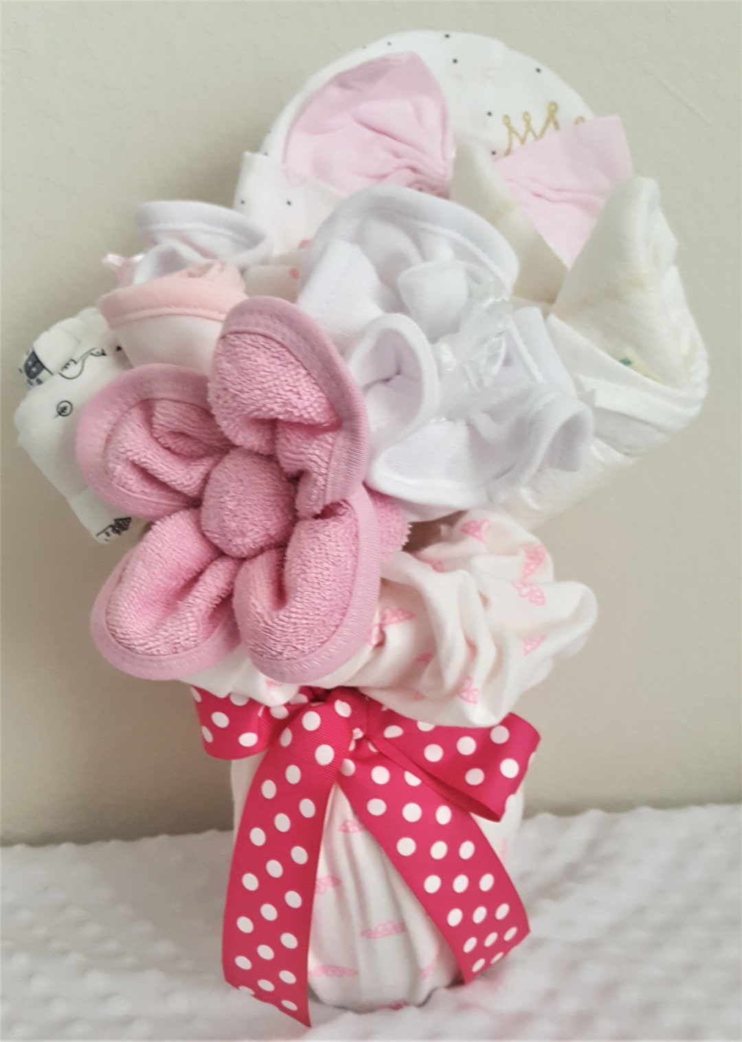 Princess Girl Baby Clothes Bouquet Baby Shower Centerpiece Etsy